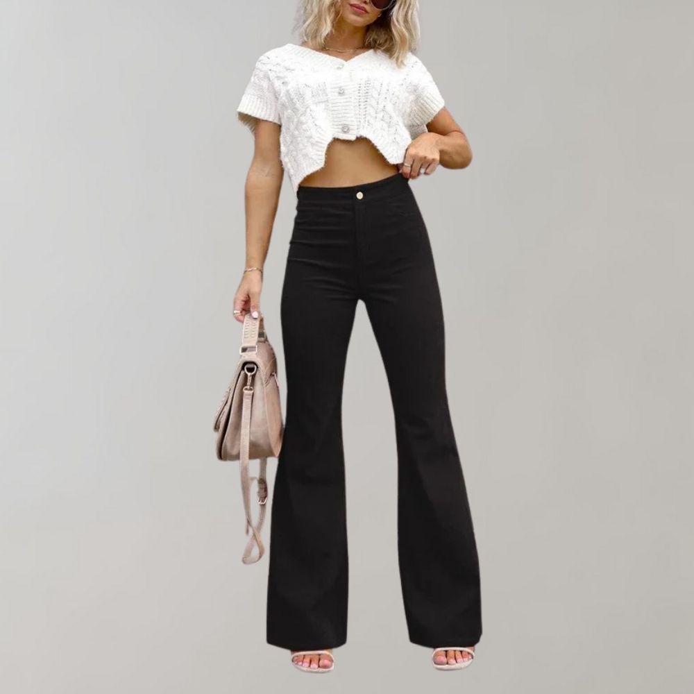 Abel | Women's Flared Trousers | Corduroy