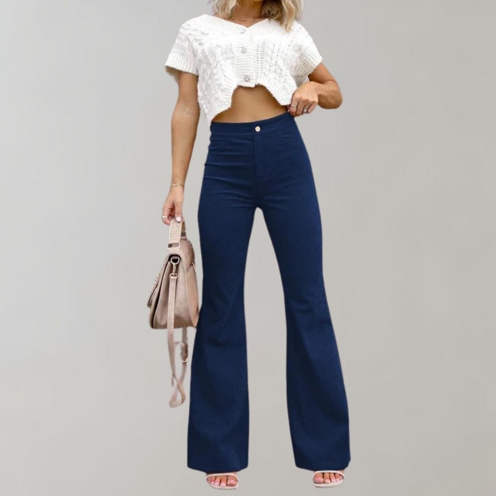 Abel | Women's Flared Trousers | Corduroy