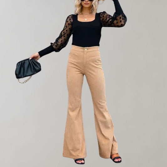 Abel | Women's Flared Trousers | Corduroy