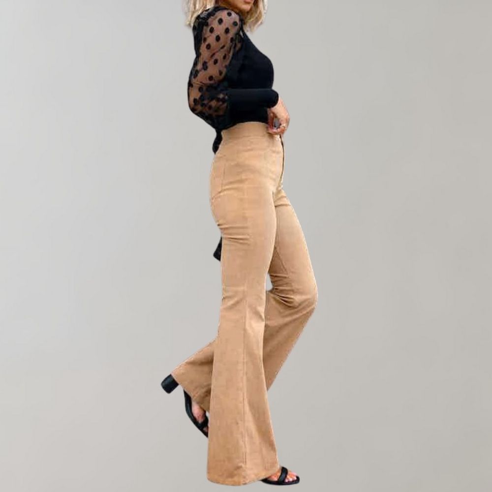 Abel | Women's Flared Trousers | Corduroy