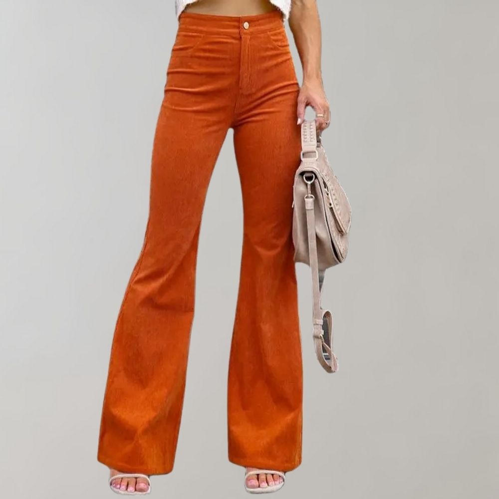 Abel | Women's Flared Trousers | Corduroy