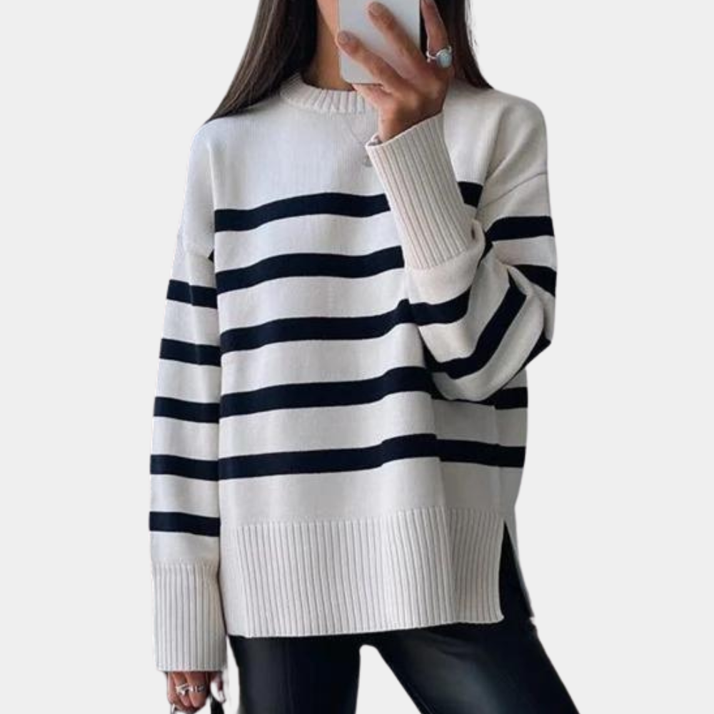 Aaliyah | Women's Oversized Sweater | White